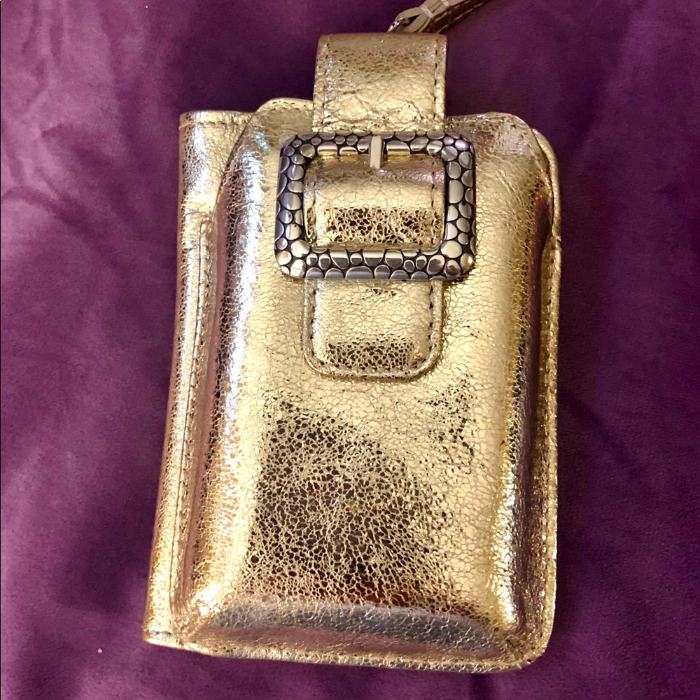 BRIGHTON vintage tiny case. Hold w/silver buckle NWT